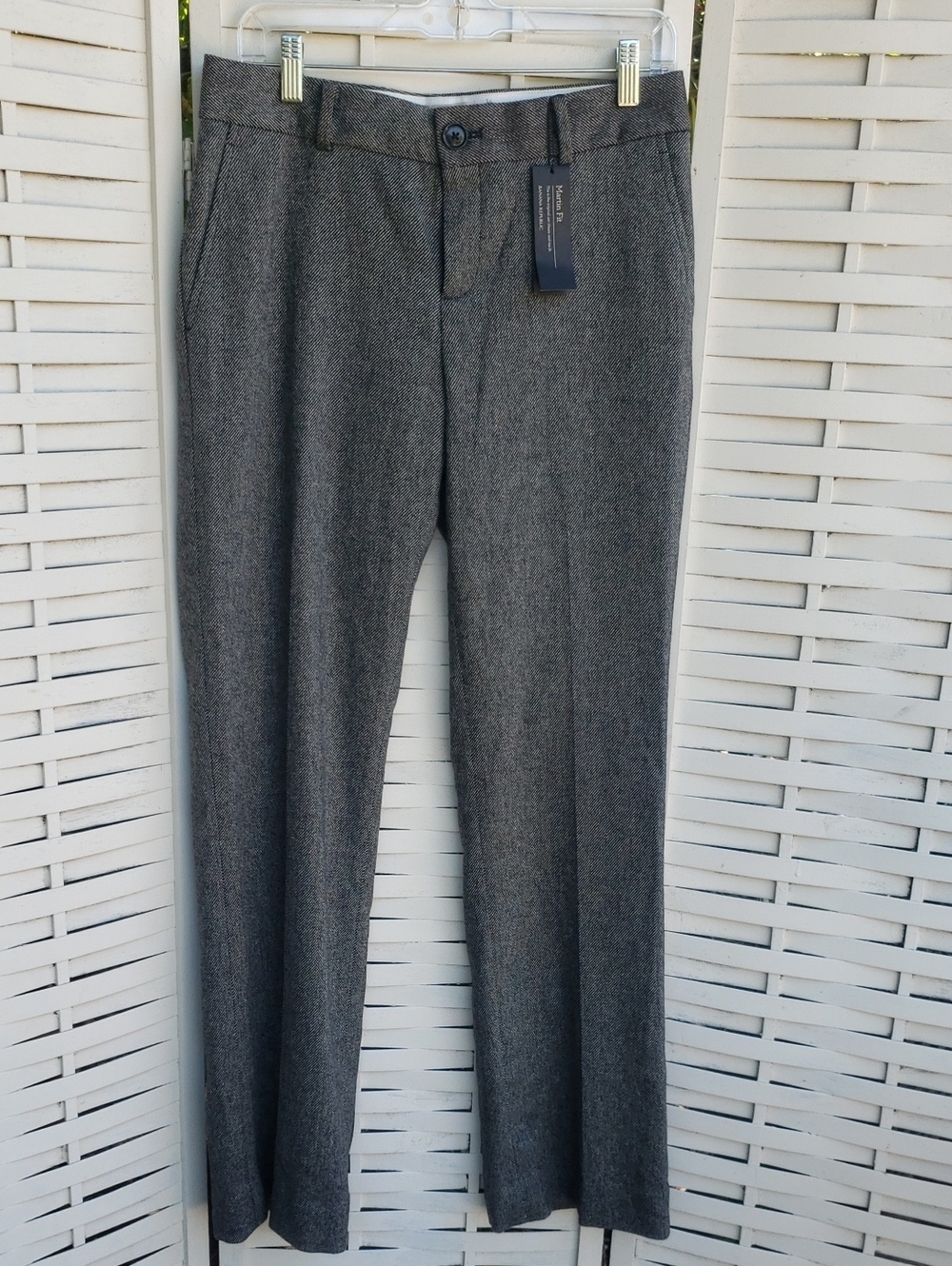 Banana Republic Gray Women's New Trausers Suze 4Tall